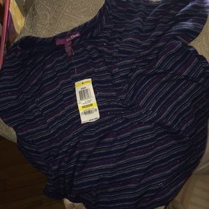 Medieval blue medium epic threads top